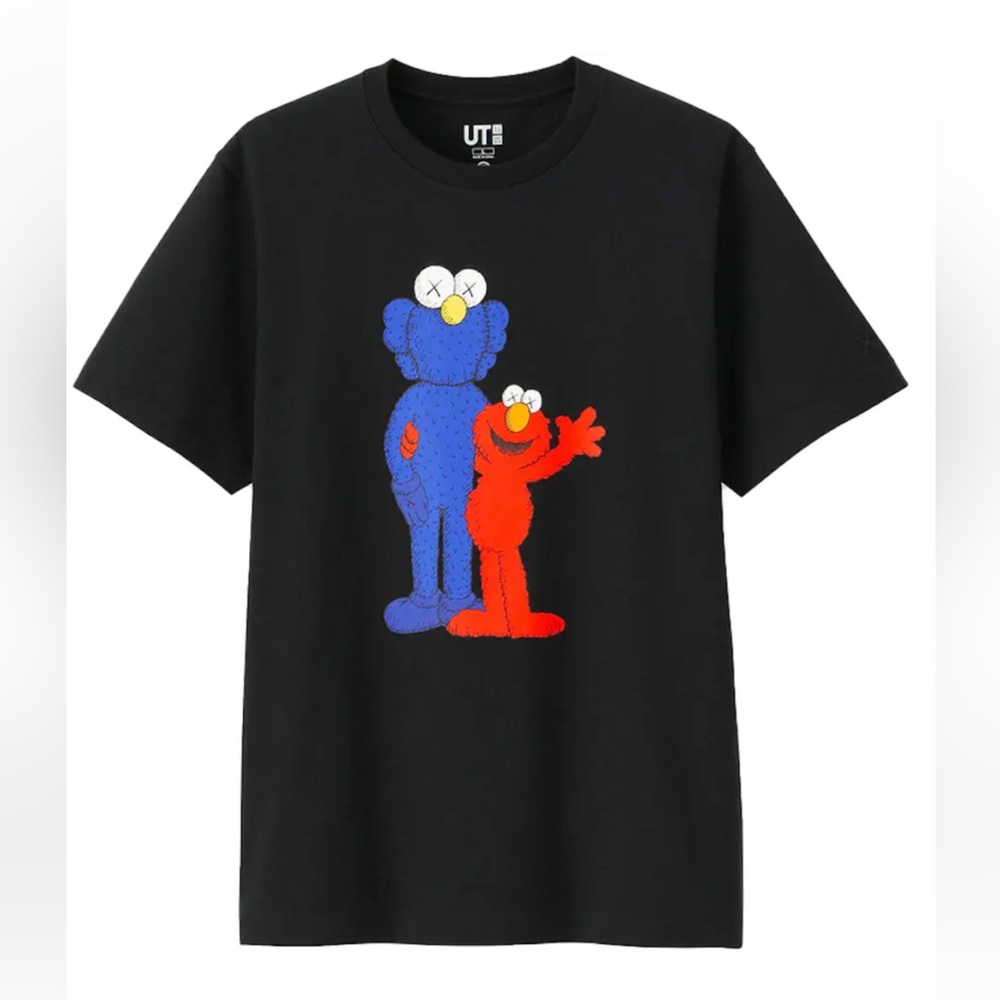 KAWS x Uniqlo x Sesame Street BFF Elmo Tee Size Small